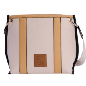 Bolso bandolera para mujer Amichi Silvia de piel sintética con cremallera