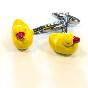 GEMELOS ANTONIO BACCI PATITO DE GOMA CROMADO
