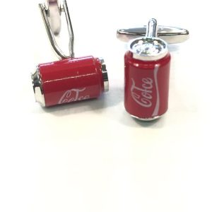 GEMELOS ANTONIO BACCI COKE CROMADA COCA COLA