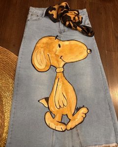 FALDA JEANS SNOOPY
