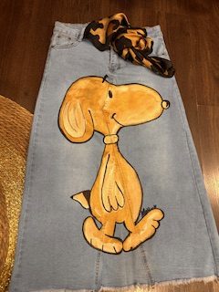 FALDA JEANS SNOOPY