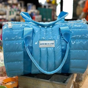 BOLSA WEEKEND ACOLCHADA BRILLO