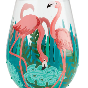 Vaso sin tallo Fancy Flamingo de Lolita