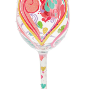 Mis Corazones - A - Copa de Vino Swirl