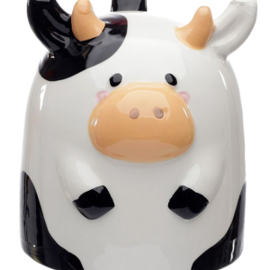 Tazón de Cerámica 3D con Forma Vaca del Revés