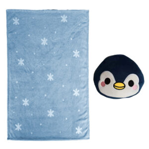 Almohada y Manta de Viaje 2 en 1 - Blankeazzz - Nico Pingüino Adoramals