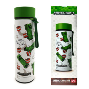 Botella Termo con Termómetro de Minecraft  SSS... BOOM