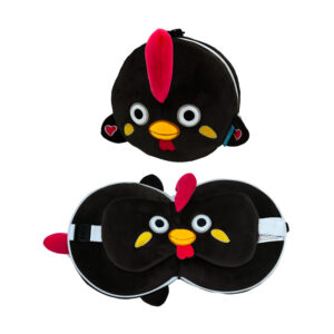 Relaxeazzz Galo De Barcelos - Travel Pillow & Eye Mask