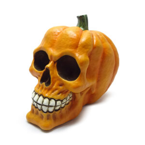 Figura Calavera Horripilante con Forma de Calabaza