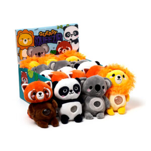 Juguete Estrujable de Peluche Queasy Squeezies - Adoramals Zoo #1