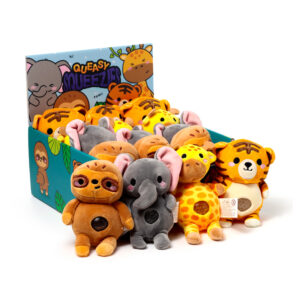 Juguete Estrujable de Peluche Queasy Squeezies - Adoramals Zoo #2