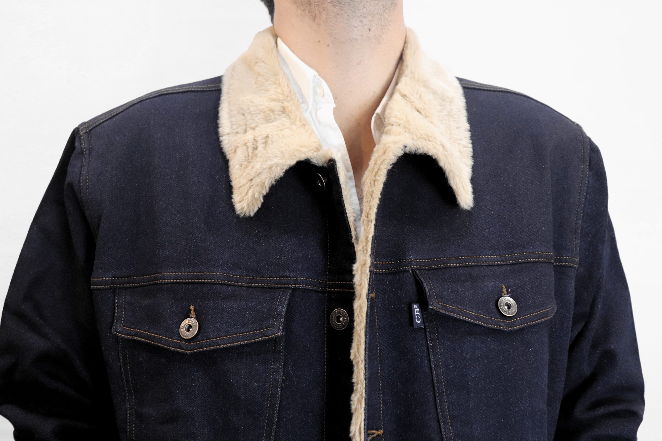 Cazadora Vaquera Interior de Borrego - Denim Claro / Denim Oscuro - Imagen 7