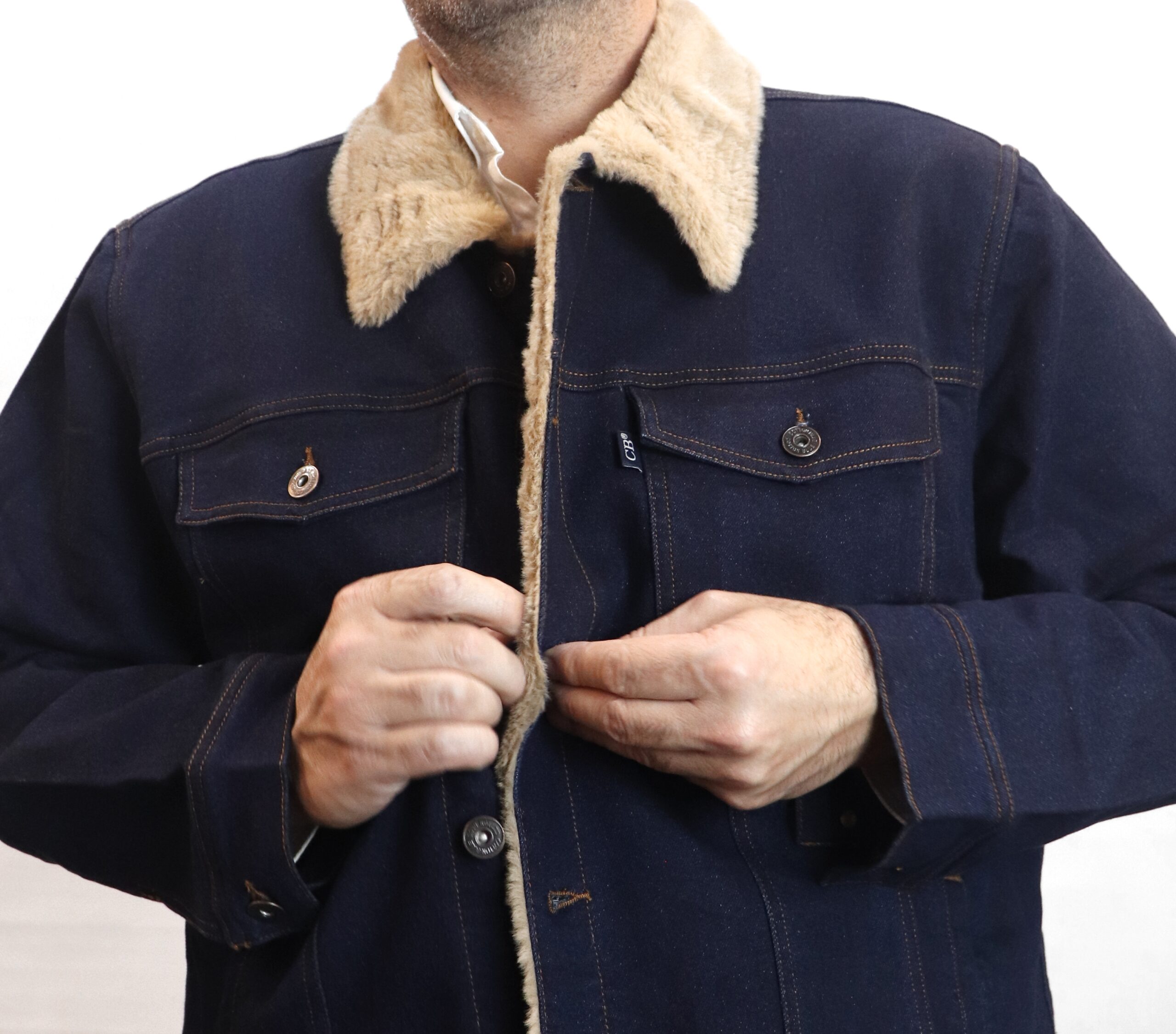 Cazadora Vaquera Interior de Borrego - Denim Claro / Denim Oscuro - Imagen 5