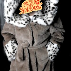 Abrigo Pelo Genuino y Capucha Cruella de Vil