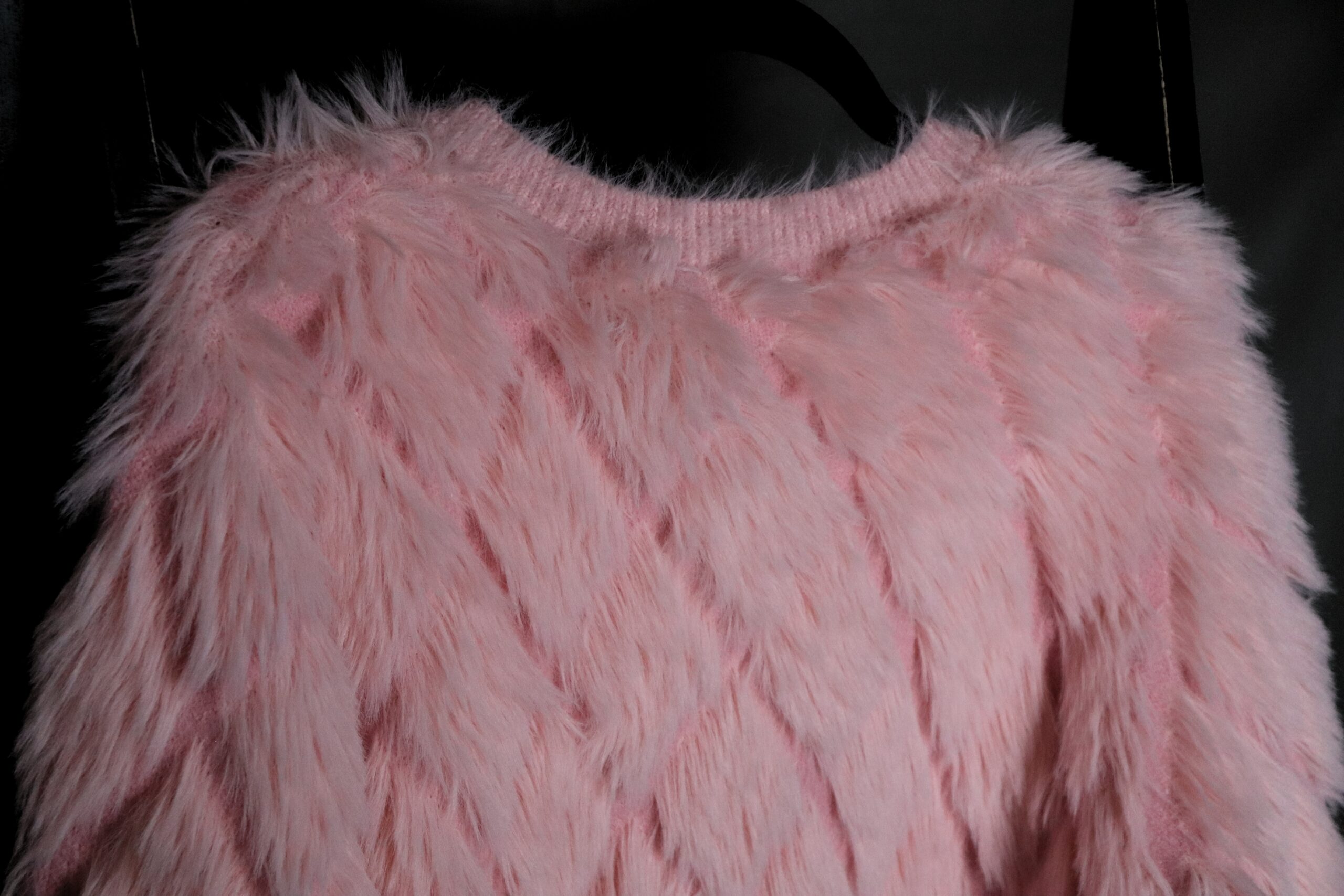 Jersey de Pelo Acolchado a Cuadros con Pedrería - Imagen 5