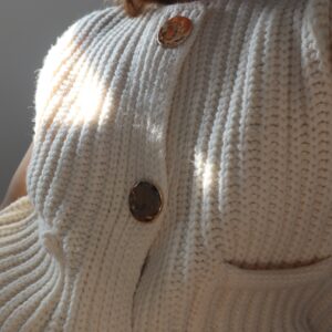 Jersey Chaleco Punto - Broches Dorados