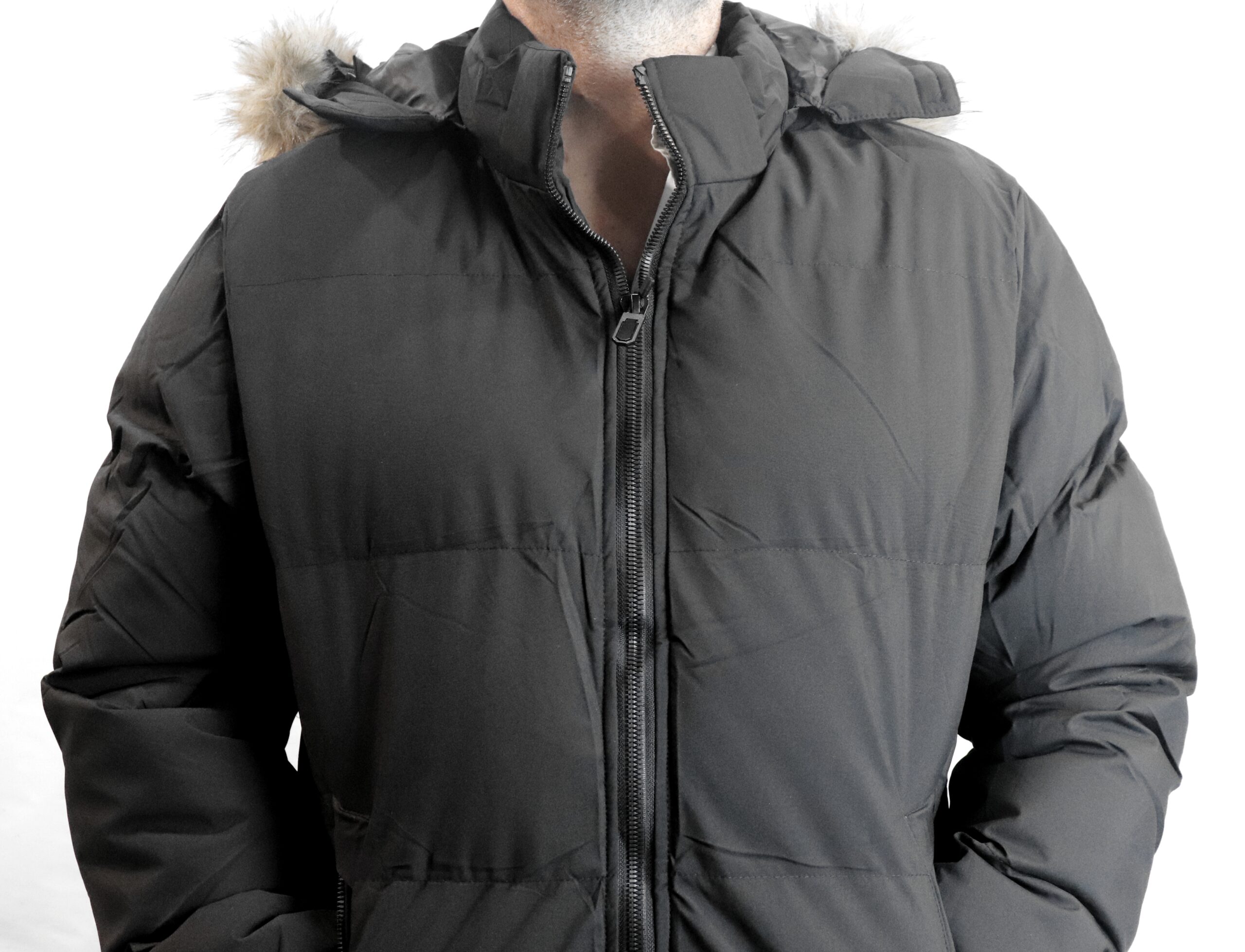 Parka Coreana Corta Retro - Cuello Extraíble - Imagen 4