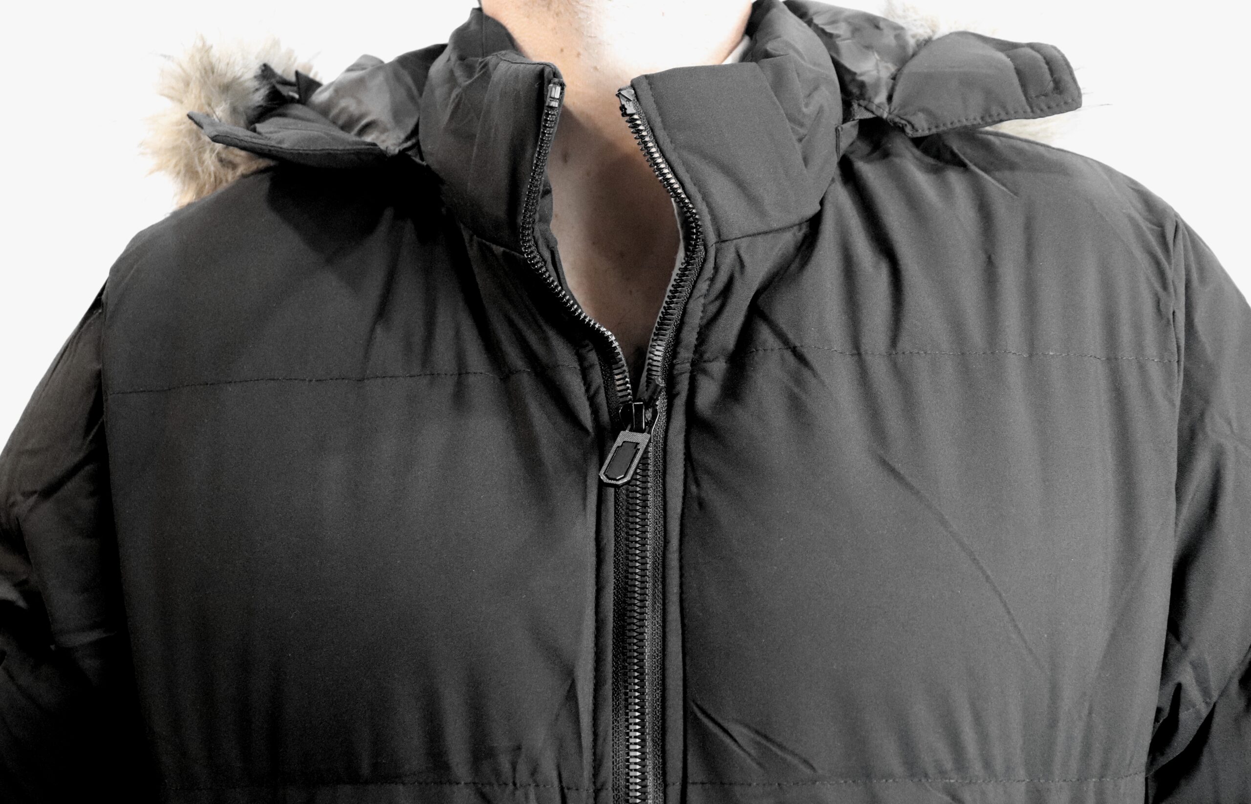 Parka Coreana Corta Retro - Cuello Extraíble - Imagen 8