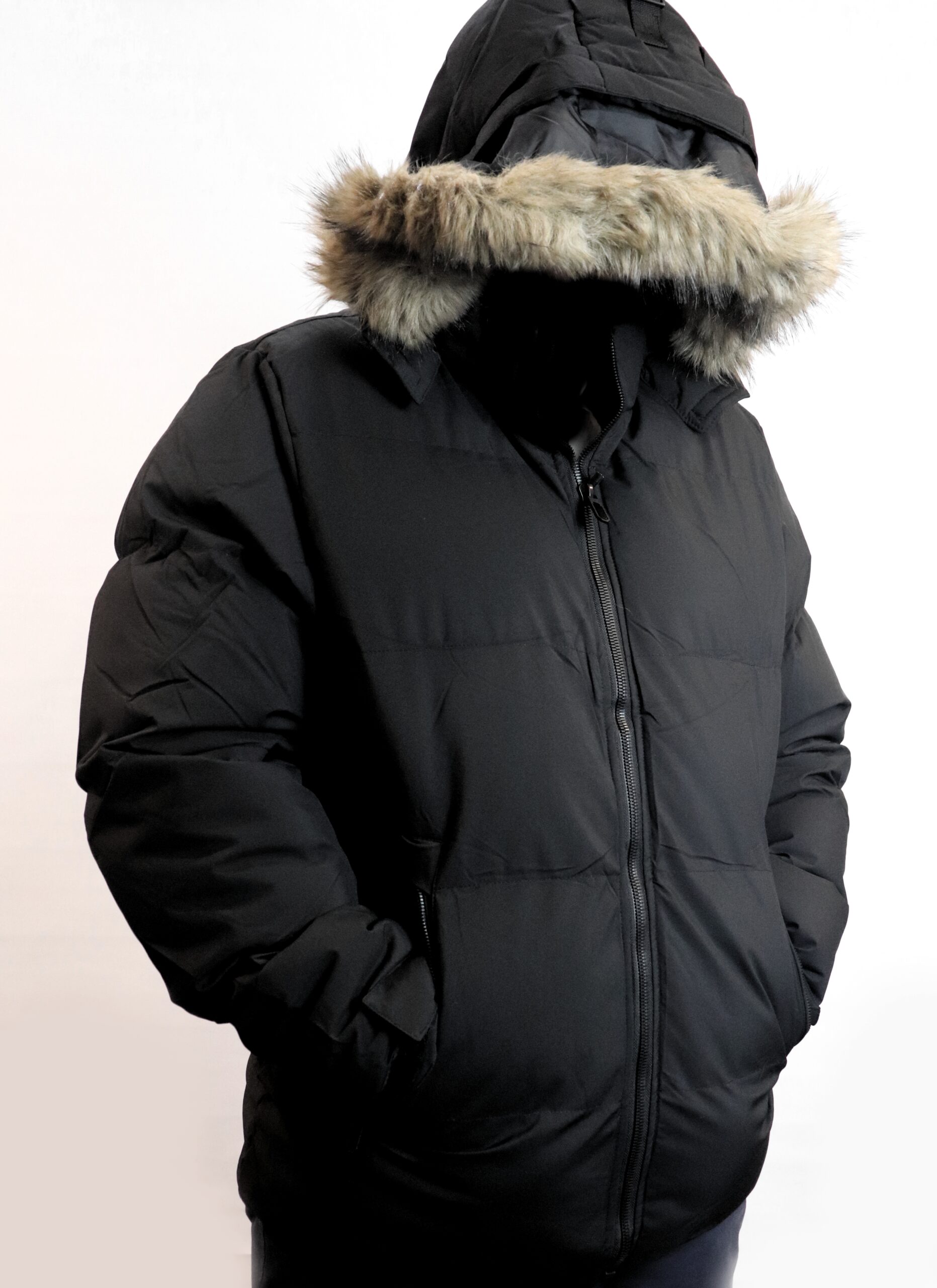 Parka Coreana Corta Retro - Cuello Extraíble - Imagen 2