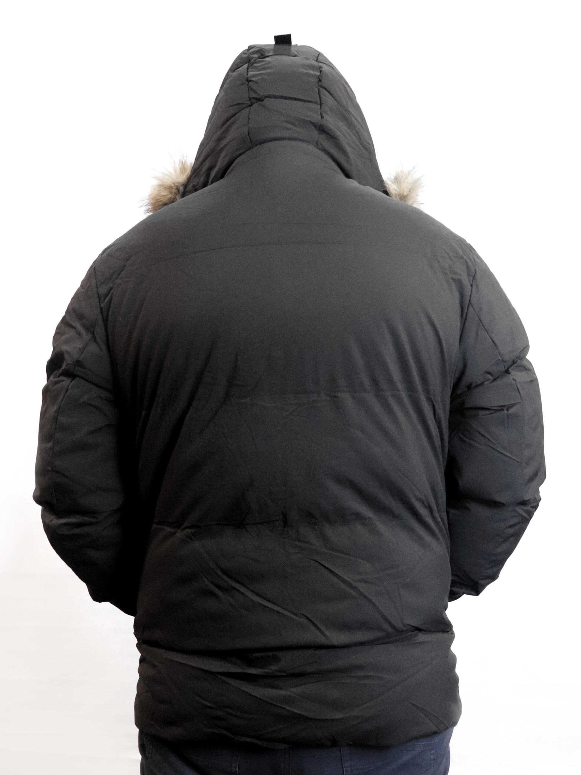 Parka Coreana Corta Retro - Cuello Extraíble - Imagen 3