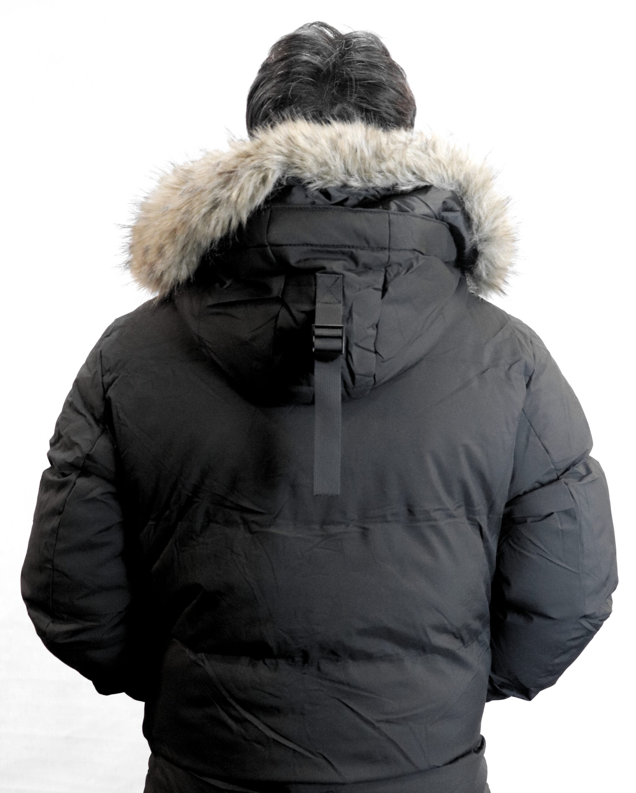 Parka Coreana Corta Retro - Cuello Extraíble - Imagen 5
