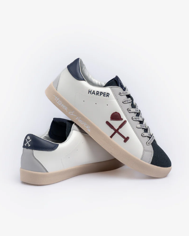 SNEAKER SUPERBOWL NAVY BLUE - Harper & Neyer
