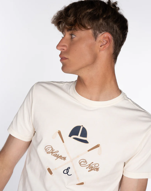 CAMISETA LUX EQUINE WHITE - Harper & Neyer - Imagen 3