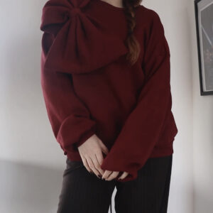 Sudadera burdeos - Maxi Lazo